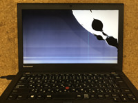 X250 液晶割れ