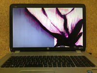 HP 液晶割れ