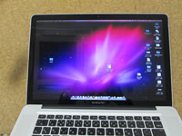 APPLE macbook pro a1286 液晶ガラス交換後
