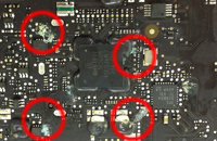 macbook air a1369 ロジックボード交換
