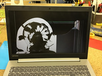 ideapad 320 液晶割れ