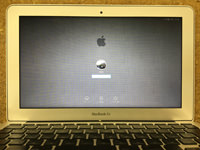 apple macbookair 11インチ　液晶交換後