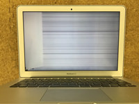 MacbookAir 画面割れ