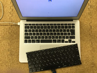 Macbook Air キーボード交換