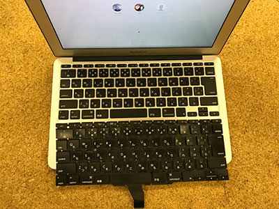 MacBook Air 11 キーボード交換