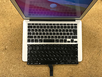 MacBook Air キーボード交換