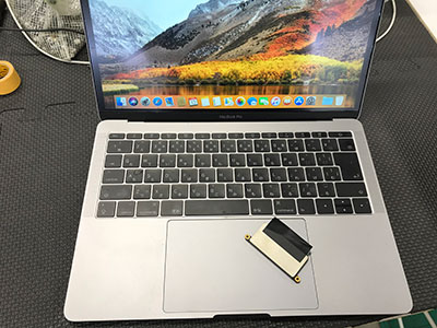 MacBook Pro 2017 SSD交換