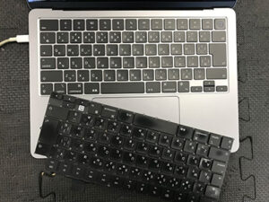MacBook Air M2 キーボード交換