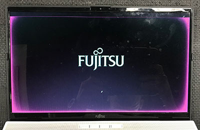 FMVA50D3WP 画面の縁が赤い