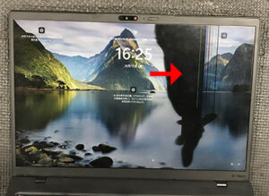 ThinkPad X1 Nano Gen 3 液晶割れ修理