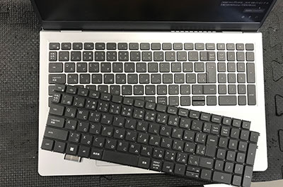 inspiron-15-3520 キーボード交換