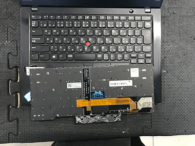 ThinkPad X390　キーボード交換