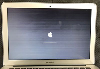 MacBook Air 筋が入った修理