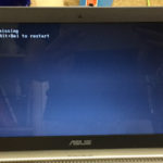 UX21Eが起動しない、エラー画面が出ているパソコン修理