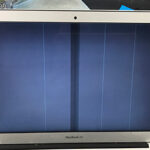 MacBook Air 落下させて画面がグレー表示になった修理
