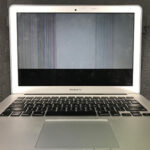 MacBook Air 満員電車での圧迫による液晶故障、表示不良の修理