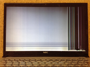 NEC PC-LZ750LS 画面割れ