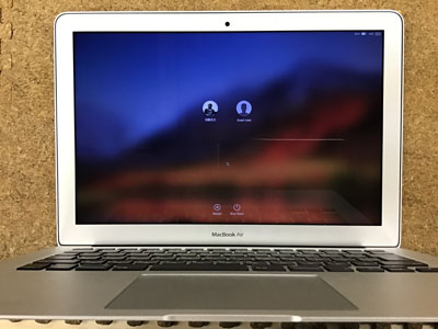 MacBook Air 液晶交換